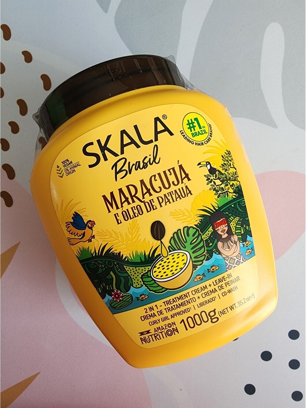 Skala Brasil Maracuja and Patauá Oil Hair Treatment Cream 1000g